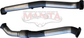 Toyota LandCruiser VDJ200 2016 3in Engine Pipes With DPF Sensors