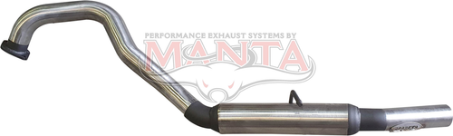 Nissan Patrol GU 6 Cylinder 2.5in Rear Hotdog - suit Long Range Tank