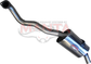 Nissan Patrol GU 6 Cylinder 2.5in Rear Muffler
