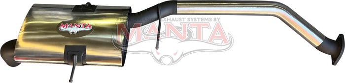 Holden Commodore VN VP VQ VR VS V8, VN - VR V6 Wagon/Ute 2 1/2in Centre Muffler