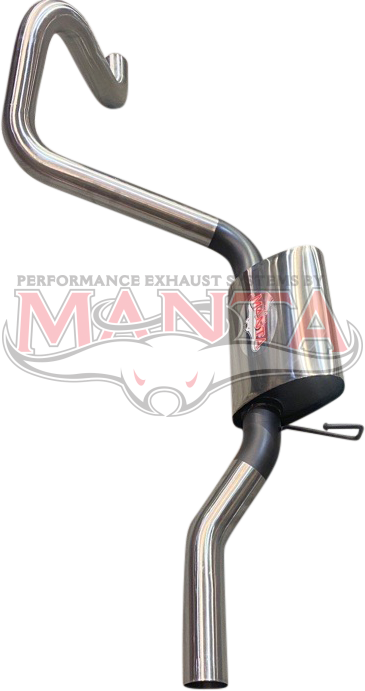 Ford Falcon EA - F 6 Cylinder 2 1/2in Sedan Rear Muffler Stainless Steel