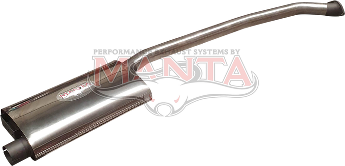 Ford Falcon EA - F 6 Cylinder 2 1/2in Centre Muffler Stainless Steel