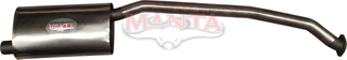 Ford Falcon EA - F 6 Cylinder 2 1/2in Centre Muffler Stainless Steel