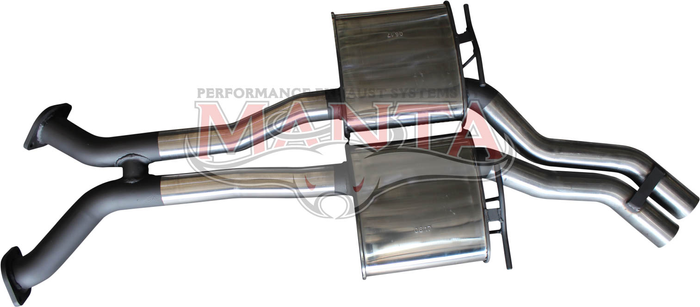 Holden Commodore VP VR VS V8 IRS Sedan Dual 2 1/2in (Megaflow) Centre Assembly