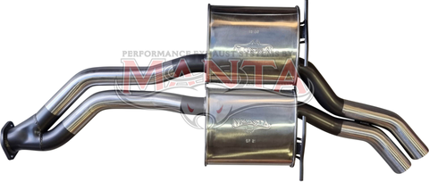 Holden Commodore VP VR VS V8 IRS Sedan Dual 2 1/2in C/Muffler (Single Cat only)
