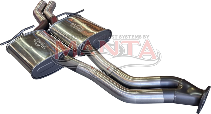 Holden Commodore VP VR VS V8 IRS Sedan Dual 2 1/2in C/Muffler (Single Cat only)