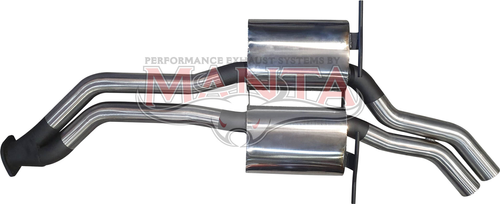 Holden Statesman V8 IRS Dual 2 1/2in C/ASS off Single Cat only