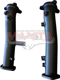 Toyota LandCruiser VDJ200 2016 V8 4.5L 2.5in Dump Pipes With DPF Sensors