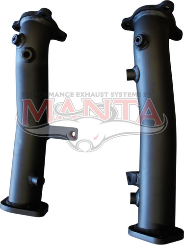 Toyota LandCruiser VDJ200 2016 V8 4.5L 2.5in Dump Pipes With DPF Sensors