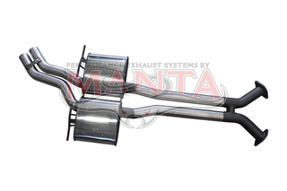 Holden Commodore VT VU VY VZ V8 Wagon-Ute-Statesman Dual 2 1/2in Centre Muffler