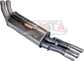 Holden Commodore VT VU VY VZ V8 Wagon Dual 2 1/2in Rear Muffler