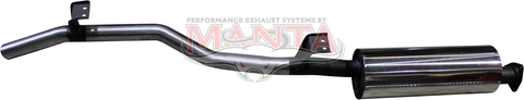 Toyota LandCruiser FJ/HJ75 2 1/2in Rear Muffler & Tail Pipe