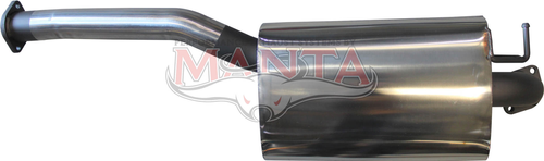 Ford Falcon BA - BF Sedan 6 Cylinder 2 1/2in Centre Muffler