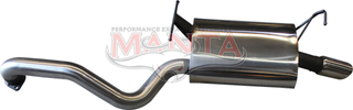 BA - BF Sedan XT, SR, 6 Cylinder 2 1/2in Rear Muffler With DOWN TURN Tip