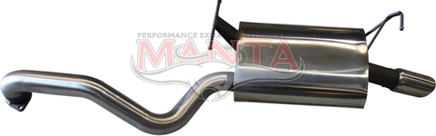 BA - BF Sedan XT, SR, 6 Cylinder 2 1/2in Rear Muffler With DOWN TURN Tip