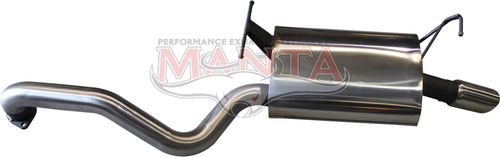 Ford Falcon BA - BF Sedan XT, SR, 6 Cylinder 2 1/2in Rear Muffler With DOWN TURN Tip