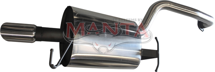 Ford Falcon BA - BF Sedan XT, SR, 6 Cylinder 2 1/2in Rear Muffler With DOWN TURN Tip