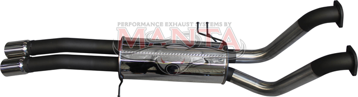 Ford Falcon BA BF FG XR8 XR6 Turbo &  Pursuit Ute 2 1/2in Dual Rear Muffler