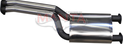 Ford Falcon BA BF FG XR8 XR6 Turbo &  Pursuit Ute 2 1/2in Dual Centre Muffler
