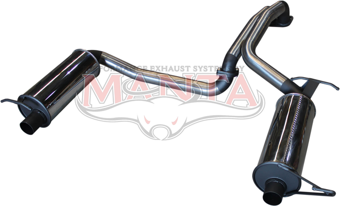 Ford Falcon BF-FG GT/GS Coyote Sedan V8 Supercharged 2 1/2in Dual Rear Mufflers (LHS & RHS) With Twi