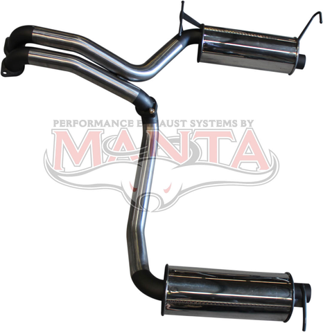 BF-FG GT/GS Coyote Sedan V8 Supercharged 2 1/2in Dual Rear Mufflers (LHS & RHS) With Twin Tips