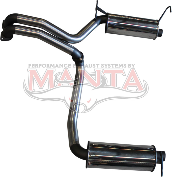 BF-FG GT/GS Coyote Sedan V8 Supercharged 2 1/2in Dual Rear Mufflers (LHS & RHS) With Twin Tips