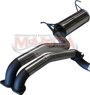 BA XR8/GT & BF, FG XR8 Sedan Single Outlet Rear Muffler RHS (NO Tips)