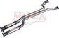 EB - AU Sedan/XG - XH Ute V8 LIVE AXLE 2 1/2in Dual Front Hotdogs