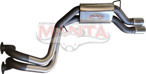 Ford Falcon EB - AU V8 Sedan LIVE AXLE 2 1/2in Dual Rear Muffler
