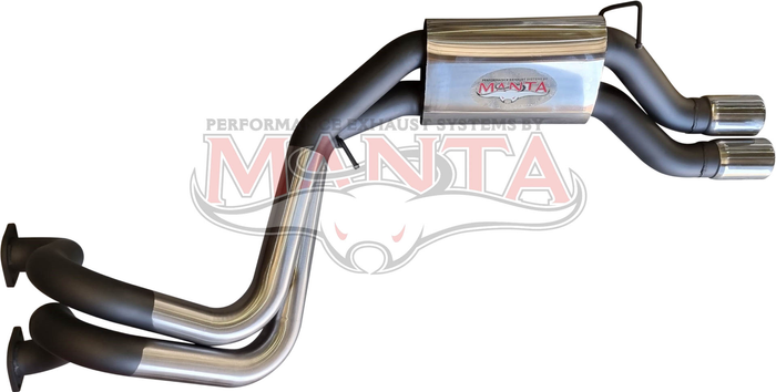 Ford Falcon EB - AU V8 Sedan LIVE AXLE 2 1/2in Dual Rear Muffler