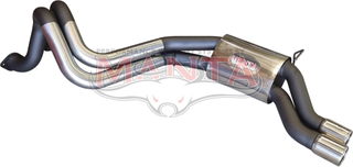 EB - AU V8 Sedan LIVE AXLE 2 1/2in Dual Rear Muffler