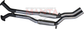 Holden Commodore VT VU VY VZ Sedan V8 Dual 2 1/2in Centre Hotdogs Recommend for Manual