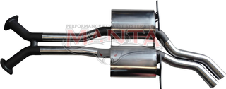 Commodore VT - VZ Sedan V8 Dual 2 1/2in Centre Muffler Recommend For Auto