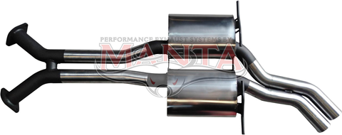 Commodore VT - VZ Sedan V8 Dual 2 1/2in Centre Muffler Recommend For Auto