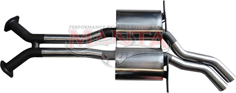 Holden Commodore VT VU VY VZ Sedan V8 Dual 2 1/2in Centre Muffler Recommend For Auto