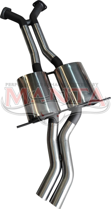 Commodore VT - VZ Sedan V8 Dual 2 1/2in Centre Muffler Recommend For Auto