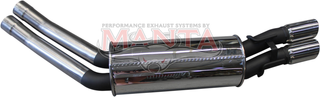 Holden Commodore VT VU VY VZ SS VT - VX HSV Sedan V8 Dual 2 1/2in Rear Muffler With Tips
