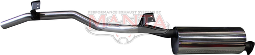 Toyota LandCruiser FZJ/HZJ75/78/79 2 1/2in Rear Muffler & Tailpipe