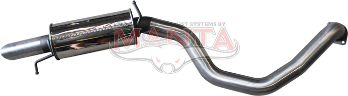 Pajero NS - NT 3.2L Turbo Diesel 3in Rear Muffler With Droopy Tip