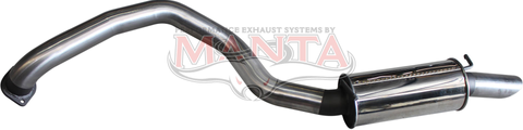 Mitsubishi Pajero NS - NT 3.2L Turbo Diesel 3in Rear Muffler With Droopy Tip