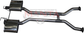 Ford Falcon AU V8 Sedan IRS Dual 2 1/2in Centre Muffler