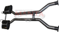 Ford Falcon AU V8 Sedan IRS Dual 2 1/2in Centre Muffler