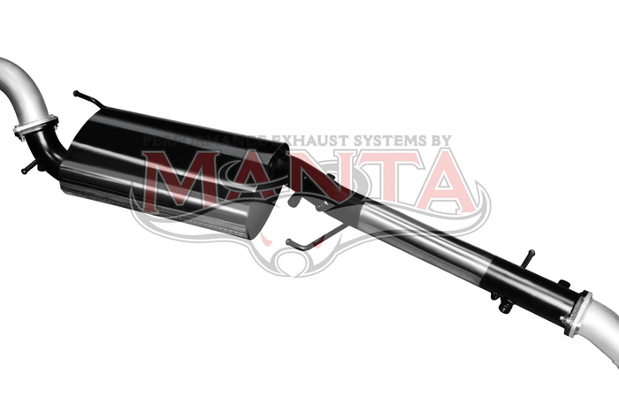 Mitsubishi Pajero NS 3.2L Turbo Diesel Auto 3in Centre Muffler With DPF Sensors only