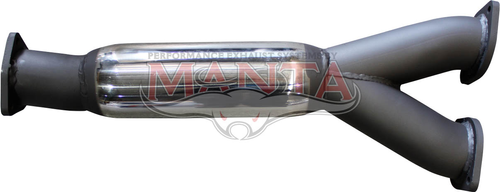 Toyota LandCruiser VDJ79 4.5L V8 3in Dual Centre Y-Pipe With Hotdog