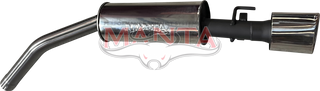 Holden Commodore VU VY VZ V8 Ute 2 1/2in LHS Exit Rear Muffler With OVAL Tip