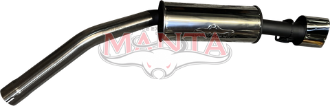 Commodore VU - VZ V8 Ute 2 1/2in RHS Exit Rear Muffler With OVAL Tip