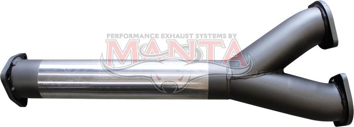 Toyota LandCruiser VDJ79 4.5L V8 3in Dual Centre Y-Pipe without Muffler