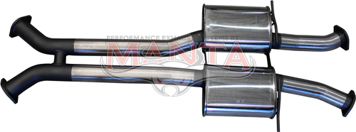 Holden Commodore VT - VZ Wagon-Ute 3in Dual Centre Muffler