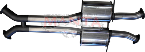 Holden Commodore VT - VZ Wagon-Ute 3in Dual Centre Muffler