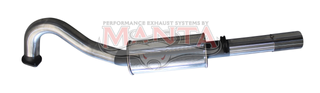 Holden Commodore VL VN VP VQ VR VS V8 Sedan 3in Rear Muffler